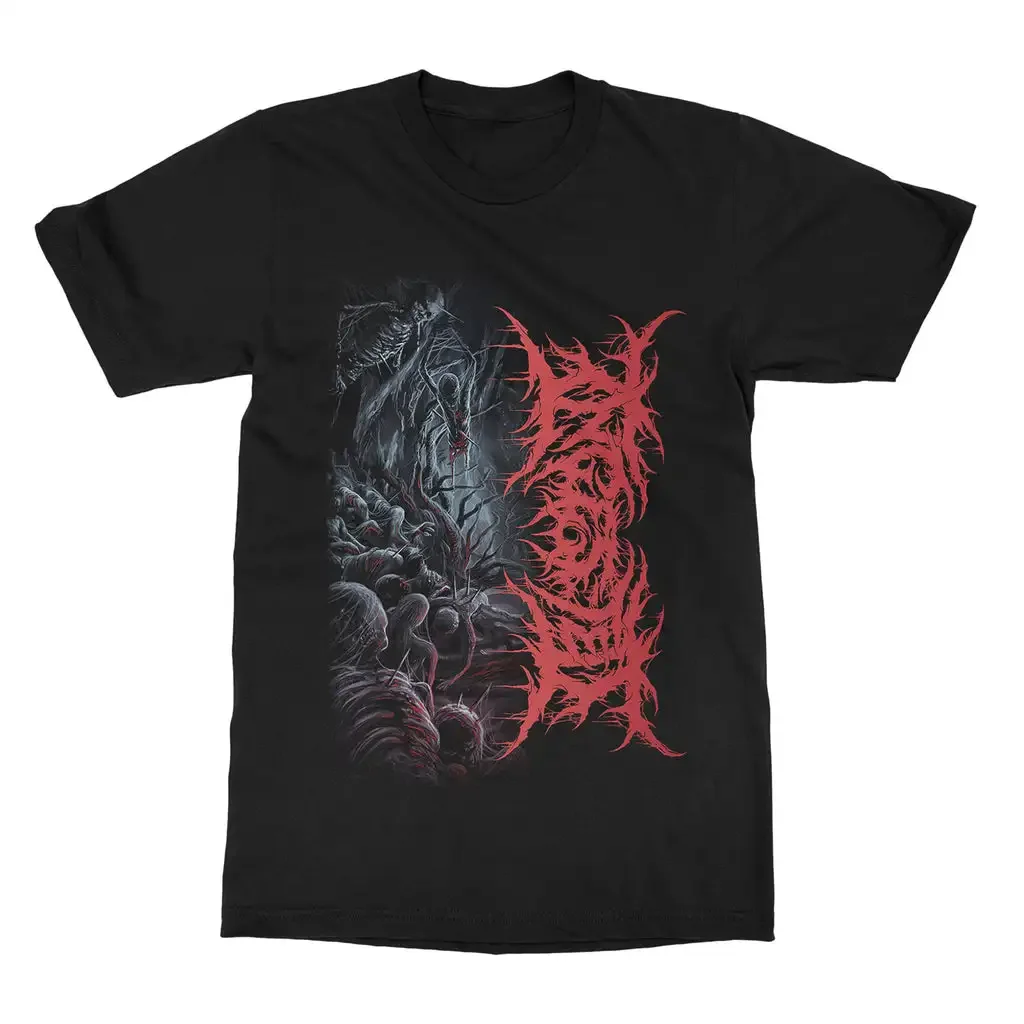 Ingested Denigration Band T-Shirt aus 100 % Baumwolle mit Grafikdruck für Herren und Damen, Sommer-Streetwear-Top – Detail 3