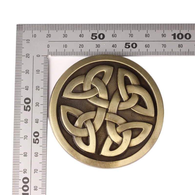 Woman Vintage Belt Buckle Fashionable Celtic Knot Pattern