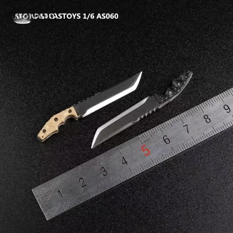 ASTOYS 1/6 Soldat AS060 Militärisches taktisches Messermodell, langer kurzer Dolch für 12-Zoll-Actionfiguren, Waffenzubehör