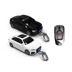 For Audi A4 Key Cover A4 A5 A4L S4 S5 Q3 Q5 Q7 TT Key Cover Car Model Key Protective Case Gift Car Key Pack Buckle Accessories