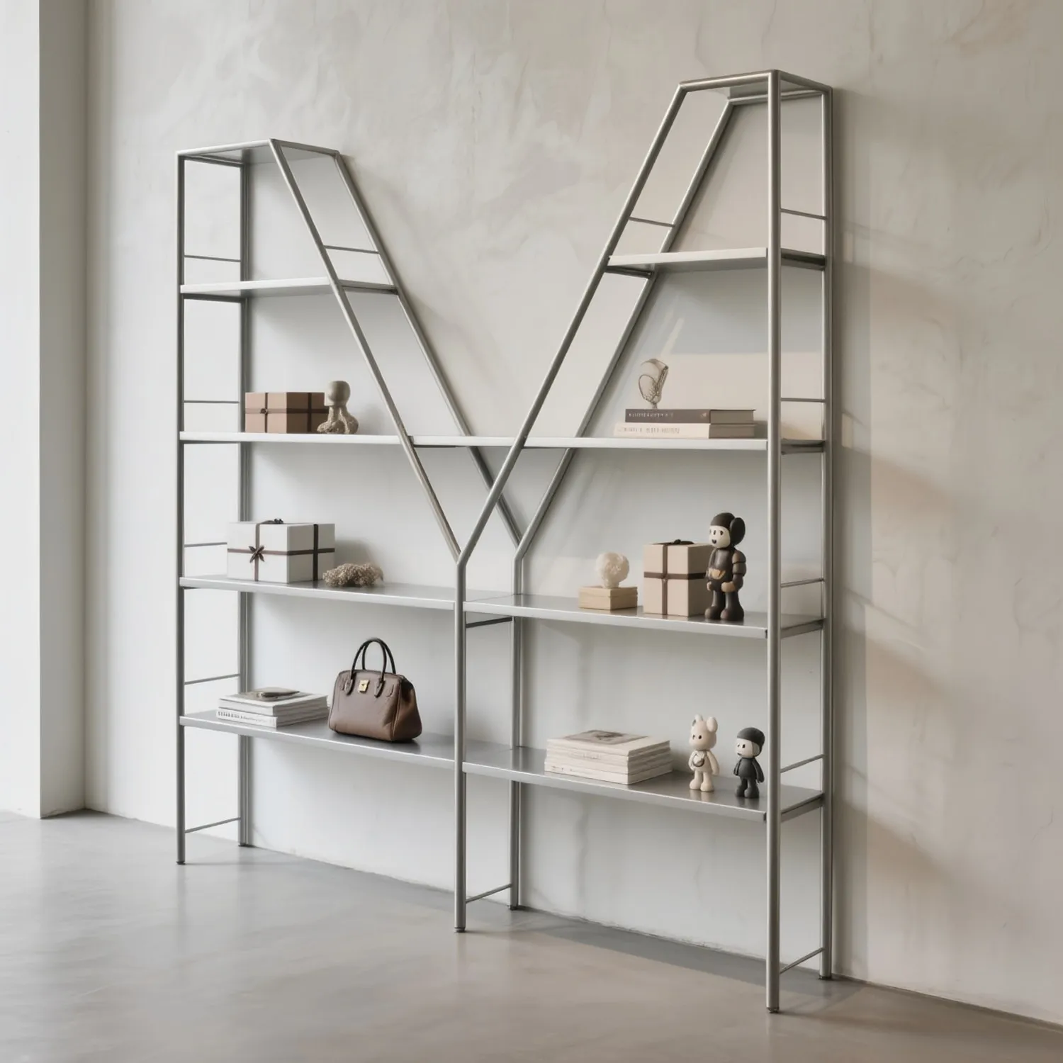 Product Figure Display Stand Sample Display Cabinet Shelf Multi-layer Shelf Against the Wall Beauty Salon Nail Art Storage Shelf
