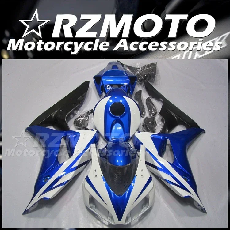 

4Gifts New ABS Whole Motorcycle Fairings Kit Fit for HONDA CBR1000RR 2006 2007 06 07 Bodywork Set Blue White