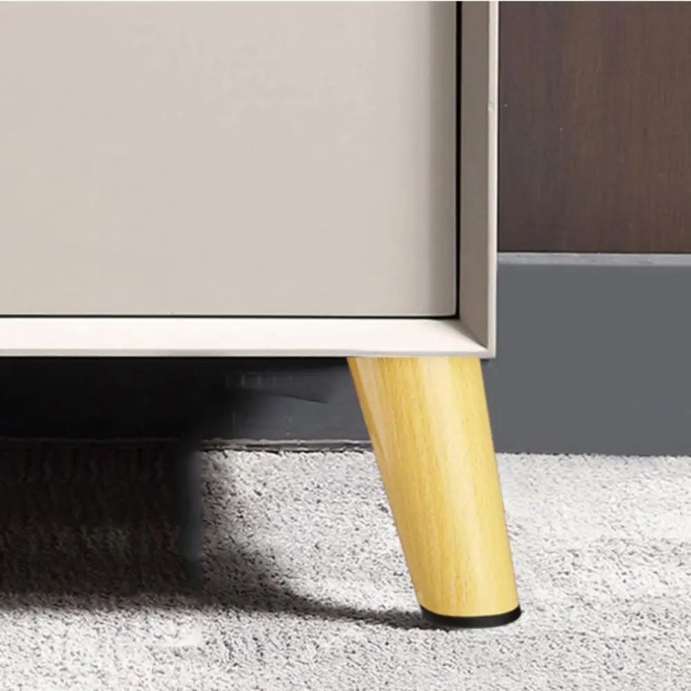 

4 шт. деревянные опоры для мебели, регулируемые по высоте, с нескользящим основанием, для шкафов, современные, короткие, наклонные, сменные ножки