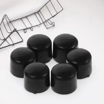 

10Pcs Foosball Pole Caps Lightweight Sturdy Plastic End Covers Universal Design Easy to Apply Table Accessories 8mm