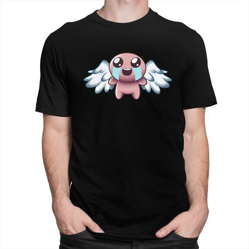 Custom The Binding Of Isaac T Shirts for Men 100% Cotton Tee Tops Tshirts Casual T-shirt Clothing