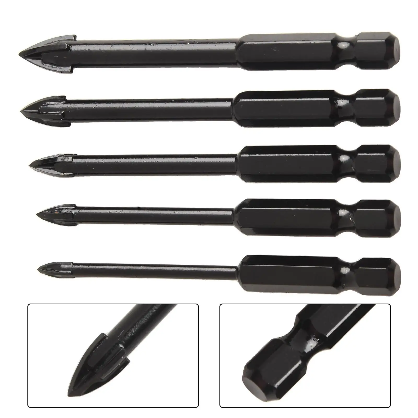 Sleek Hexagon Shank Multi Size Alloy Drill Bits Perfectly Suited for Smooth Drilling Tasks on Multiple Materials 510pcs