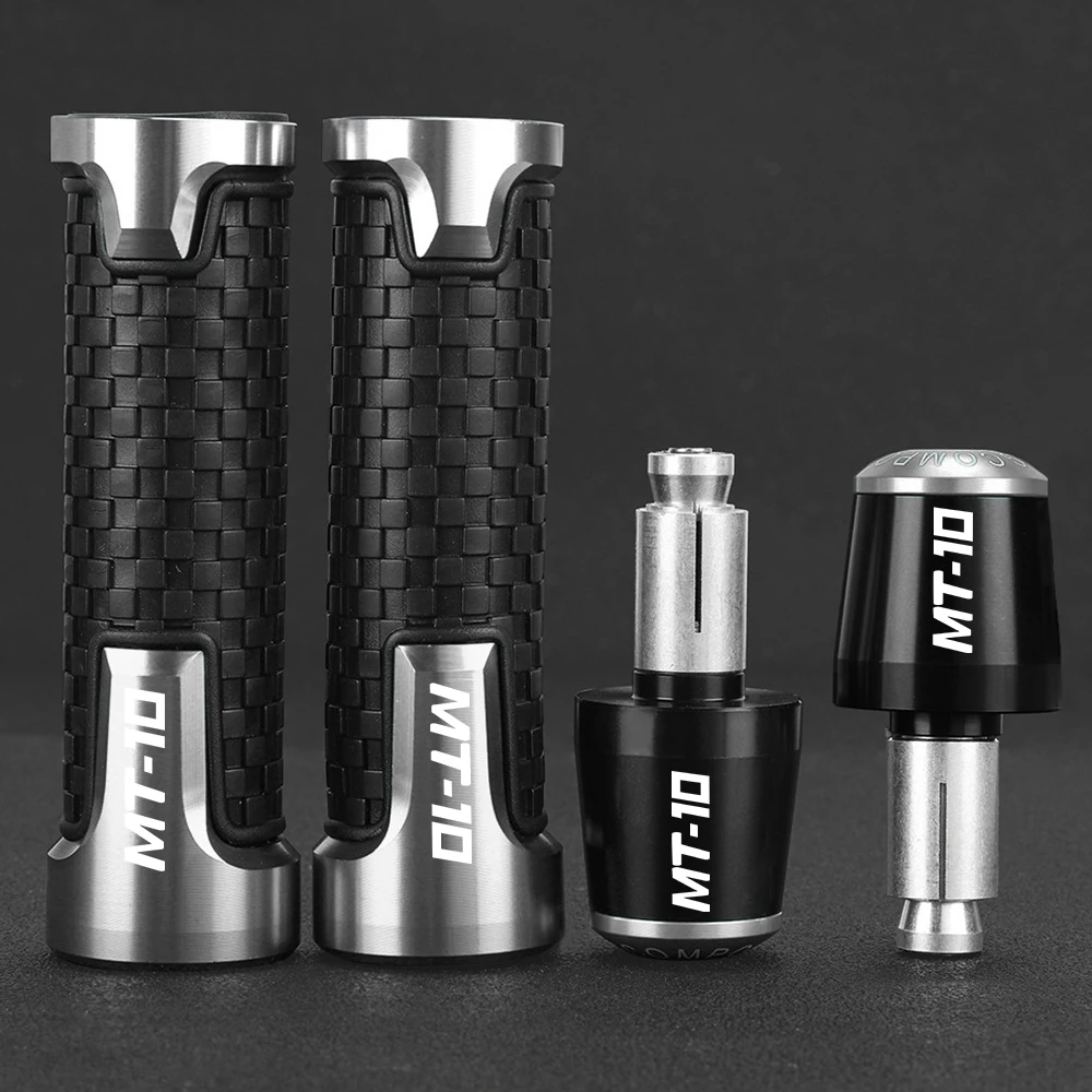 

For Yamaha MT10 MT-10 2015-2020 2021 2022 2023 2024 Motorcycles accessories 7/8" 22MM Handlebar Grips Handle Bar Cap End Plugs