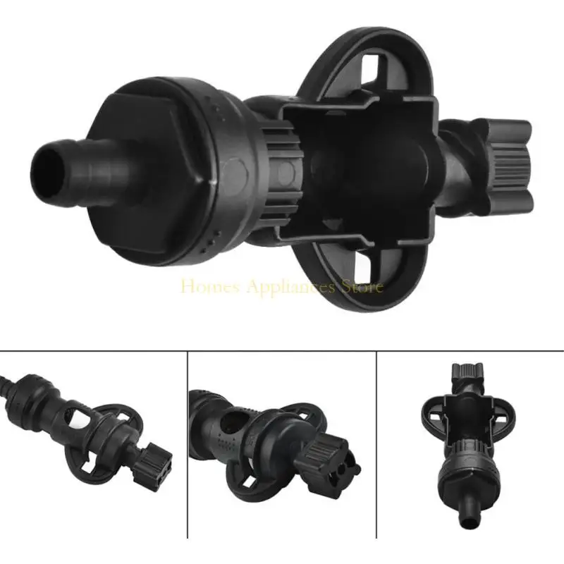 D0AB Set 5 valvole a farfalla Adattatore valvole a farfalla plastica per acqua