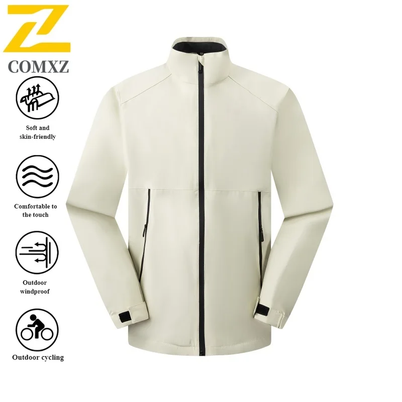 EiAO سترة واقية الوقوف طوق زوجين مقاوم للماء تنفس سترة خارجية للمشي التخييم الصيد العصرية معطف السفر 2025 #3