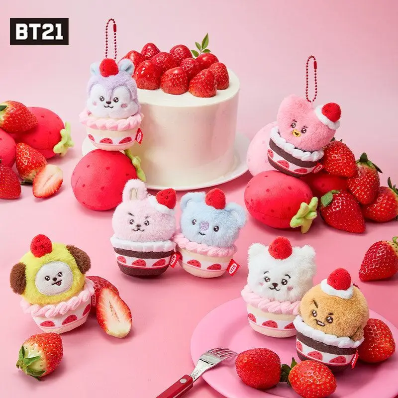 BT21 Cooky und Koya Anhänger Neues kreatives Cartoon- und niedliches modisches personalisiertes tragbares Schlüsselanhänger-Accessoire für Studentenrucksäcke – Detail 2