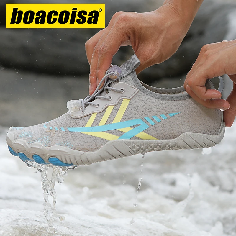Water Shoes For Men Women Barefoot Quick-Dry Beach Aqua Lightweight Sports Running Sneakers Hiking Surfing Boating Fishing Shoe