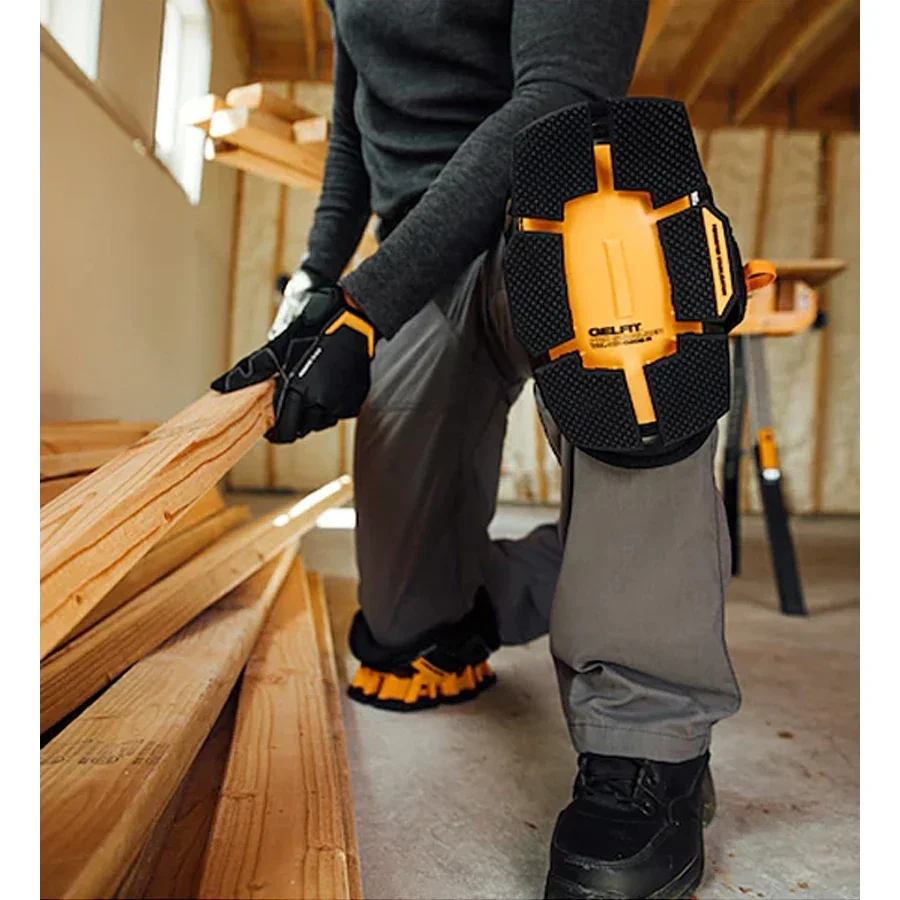 وسادة ركبة مثبتة من السيليكون المتين Gelfit Pro TBL-KP-G205-R، ملحقات أدوات حماية الركبة من السيليكون المتوازن والمستقر