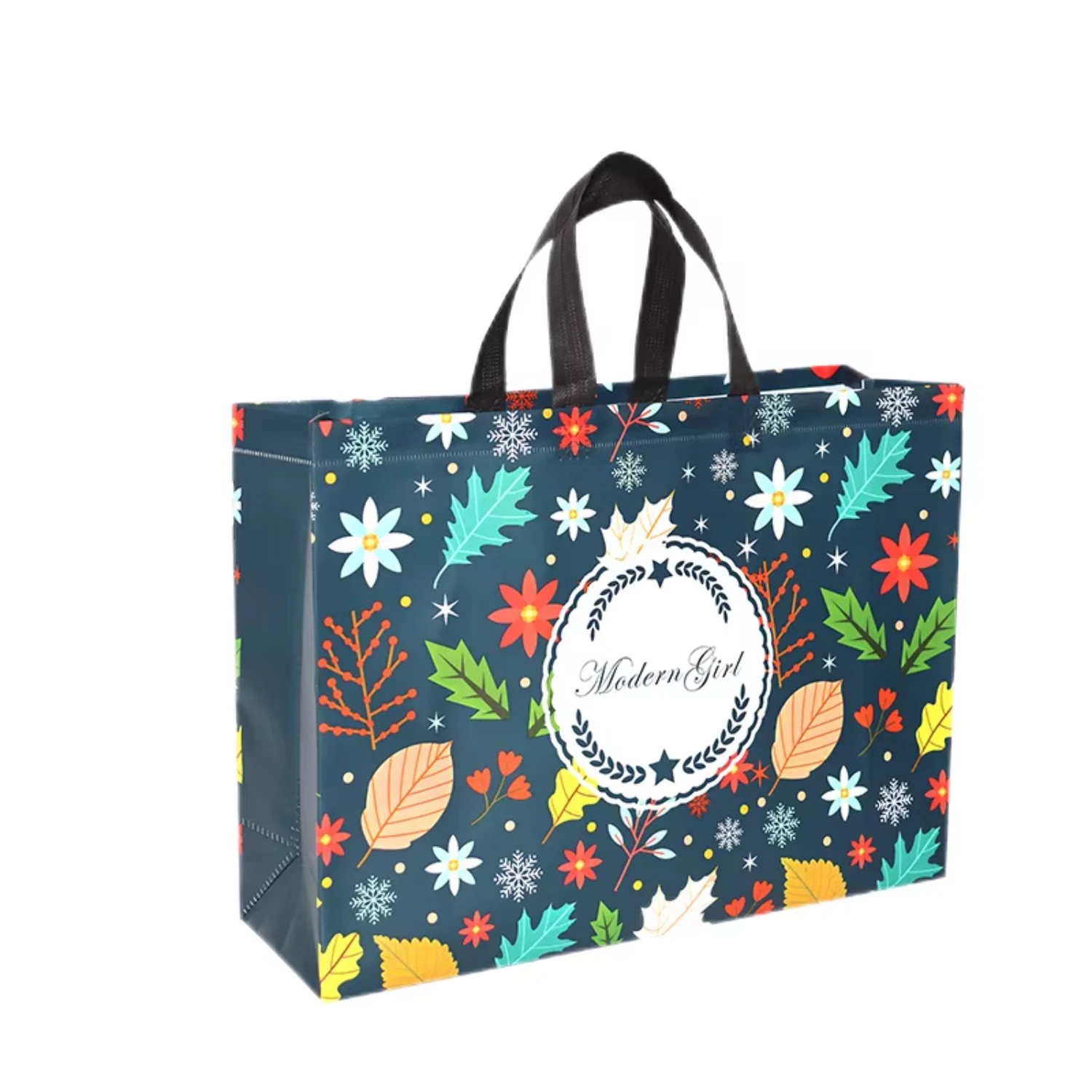 High  Multiple Colors Carry Fabric   Woven Tote  Reusable Shopping Bags