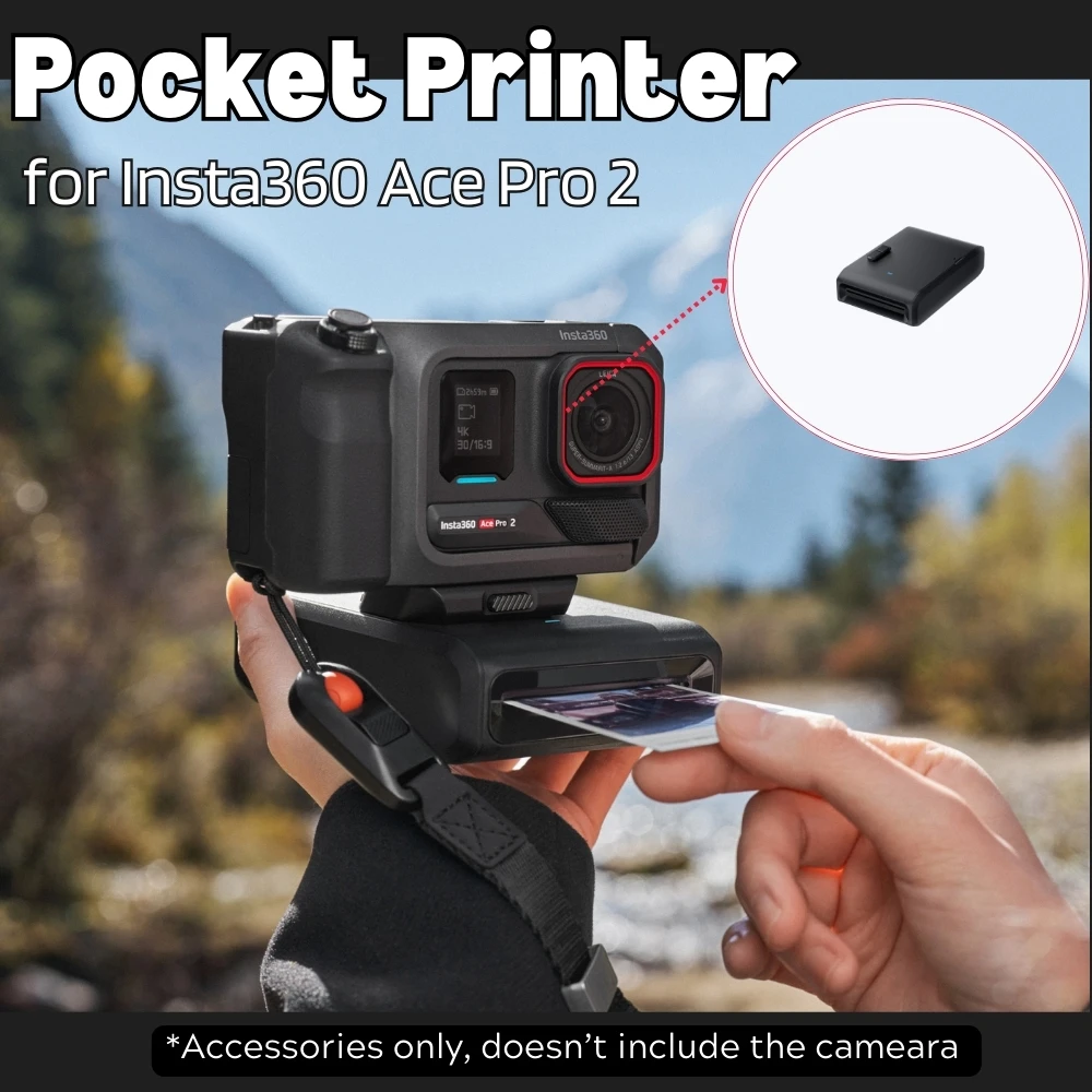 Insta360 Ace Pro 2 Pocket Printer Photo Portable Bluetooth 300 DPI