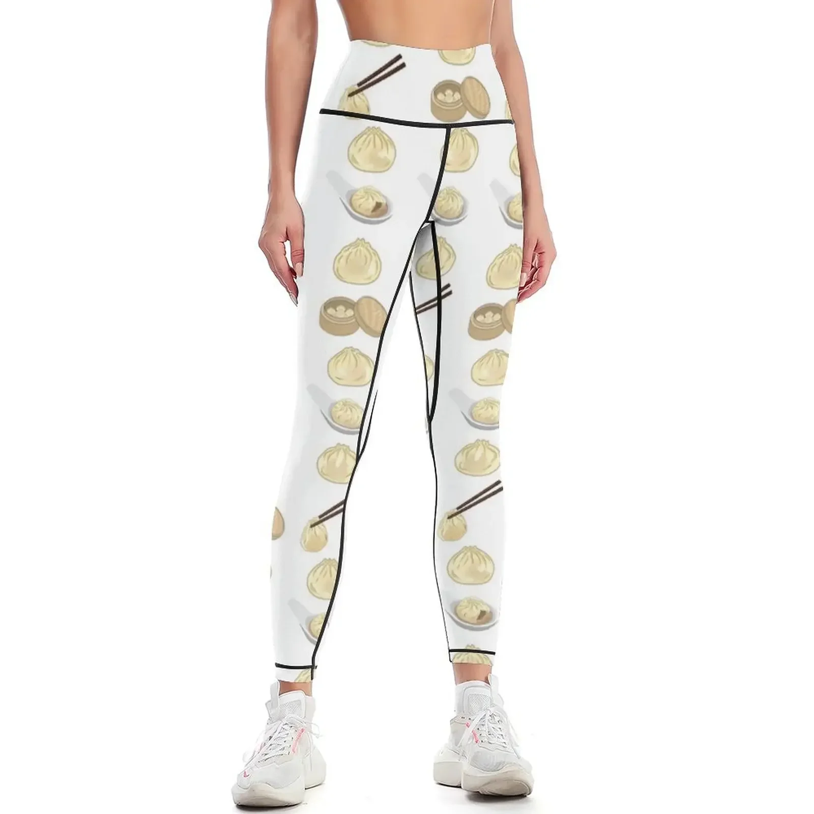 

Soup Dumpling Xiaolongbao Dim Sum Leggings sporty woman gym workout clothes for Sports pants for Women sportwear Womens Leggings