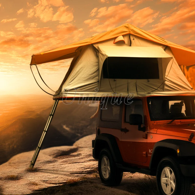 Waterproof Oxford Soft Shell Car Roof Top Tent for 2-3 Person SUV Truck 4X4 Offroad Outdoor Camping Shelter