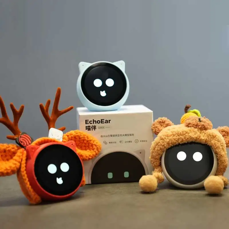 EchoEar ESP32 S3 AI Cat Placa de desarrollo de 1,85 pulgadas con pantalla LCD de 1,85 pulgadas lindo Robot Chat para mascotas N32R16 para Xiaozhi