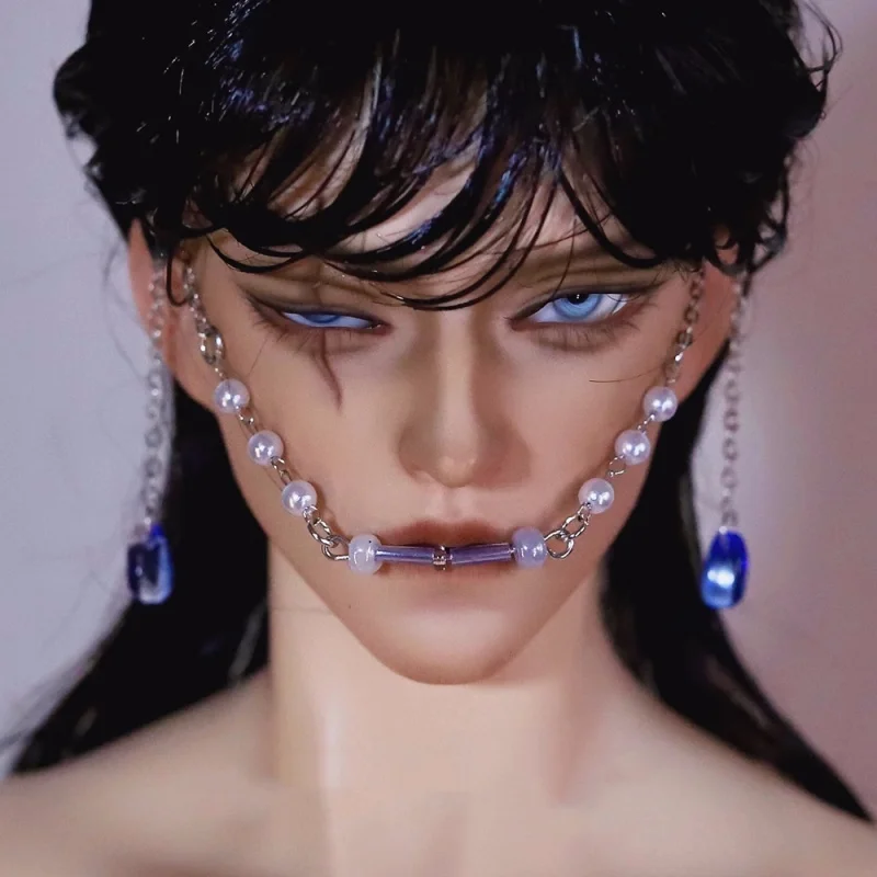 ملحقات دمية bjd مناسبة لـ 1/4 1/3 id75 مقاس كوس كماشة الفم المثيرة شفاه الفم وسدادات العض كملحقات الدعامة #6