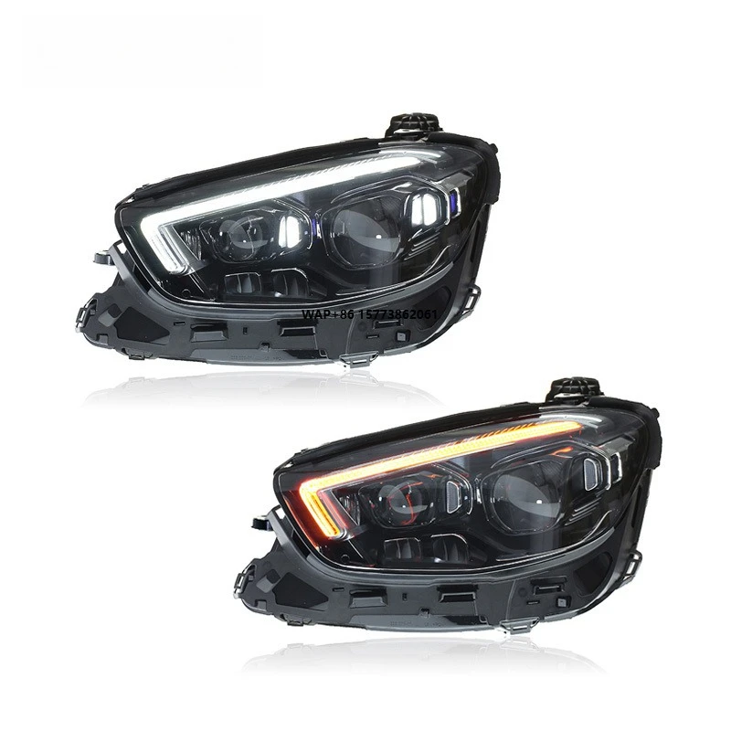 

1 Unit for 23-25 Models of GLC Headlight Assembly X254 High Configuration Dynamic Welcome LED Daytime Running Light Lens