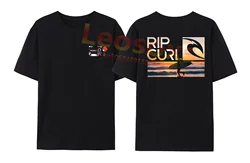 T-shirt da uomo in cotone 100% rip da uomo di tendenza estiva new curl semplice moda donna a maniche corte di grandi dimensioni allentata