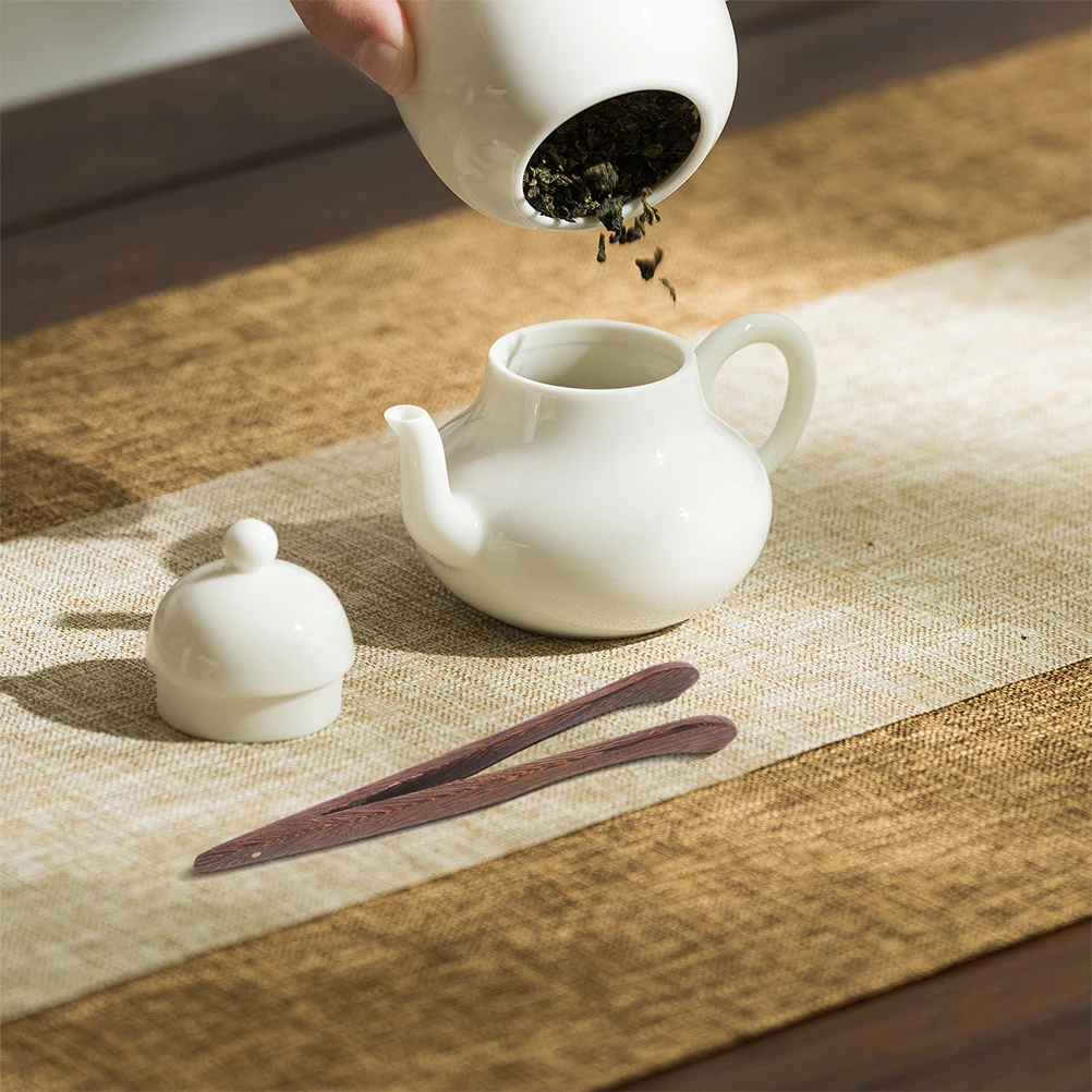 

2Pcs Wooden Tea Tongs Essential Tool for Tea Ceremonies with Smooth Finish and Versatile Design Chinese Teaware