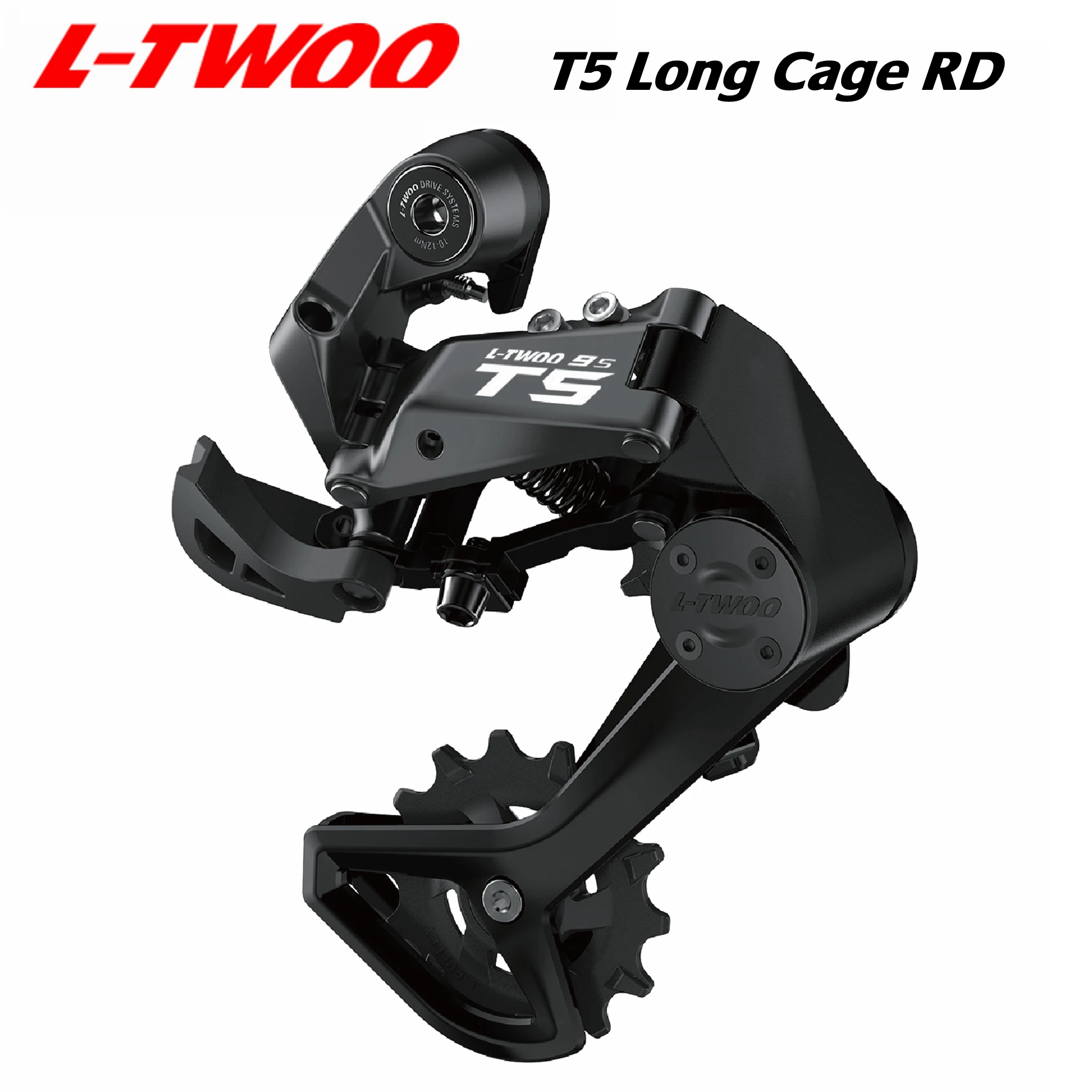 NEW! LTWOO T5 1x9 Speed Two Way Release Shifter + Stabilize Damping Rear Derailleur Cage length 82mm, 9s