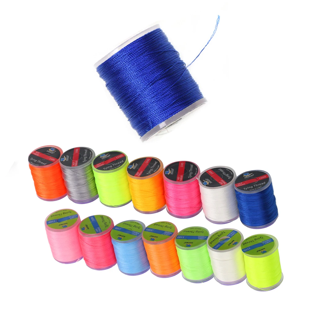 150d leuchtende Binde faden Seefischerei DIY langsame Jigging Haken Assist Line fluor zierende Fliegen binden Material Zubehör Tackle – Detail 6