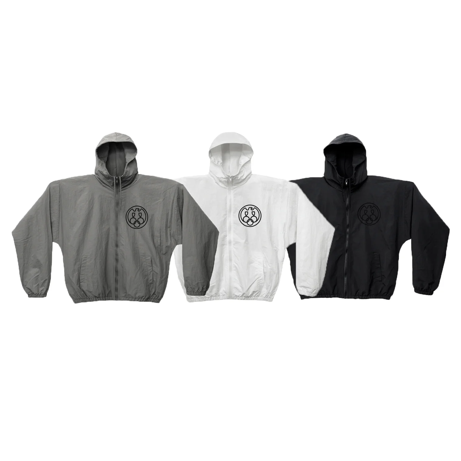 

Kanye West Collaborated Goa Russian Eagle с капюшоном и принтом Jaet ex Свободный открытый кардиган ветровка Тонкая длинная молния све