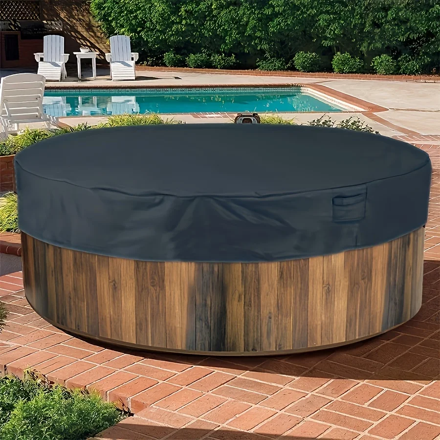 Round pool cover 600D strong anti-tearing-solar cover for the surface pool anti-fading, surface pool cover, with vent of the hot