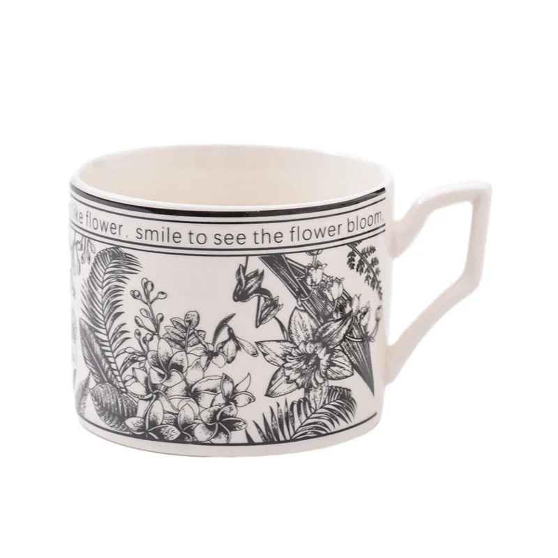 

Light luxury high-value mug, high-end exquisite cup and saucer set gift box.