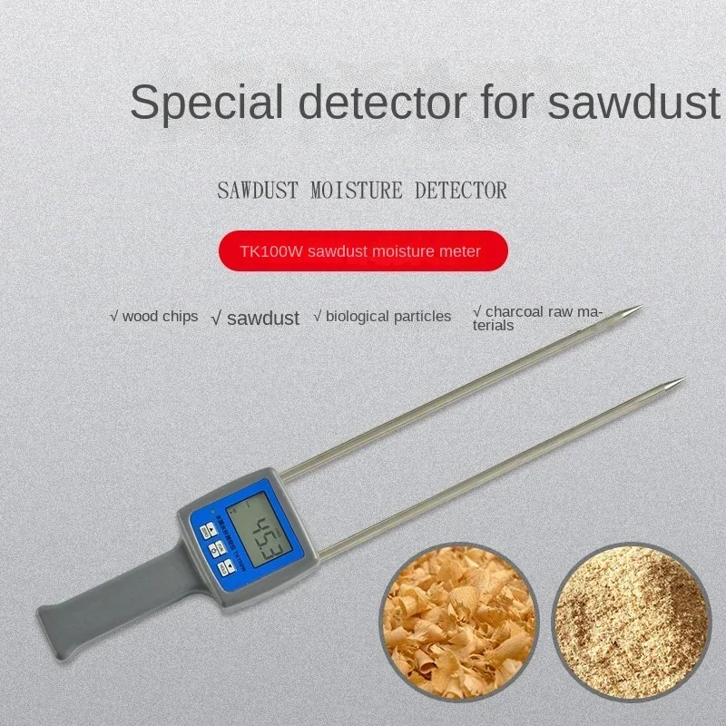 Latest TK100W High-precision Professional Wood Sawdust Powder Hay Bale Peat Moisture Meter Hygrometer