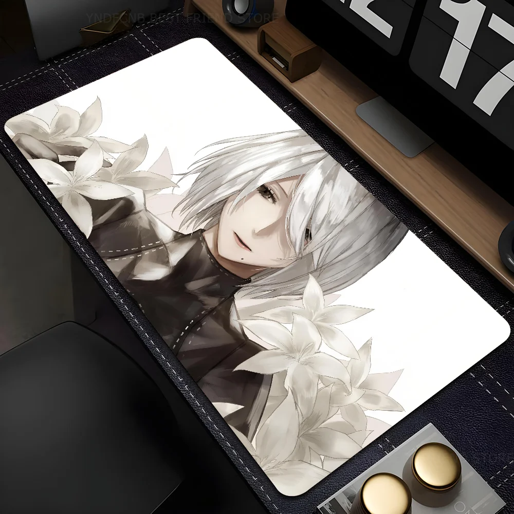 

Anime Girl 2B Nier Automata Large Computer Gaming Accessories MousePads Desk Mats Anti-slip Laptop Soft Mice Pad