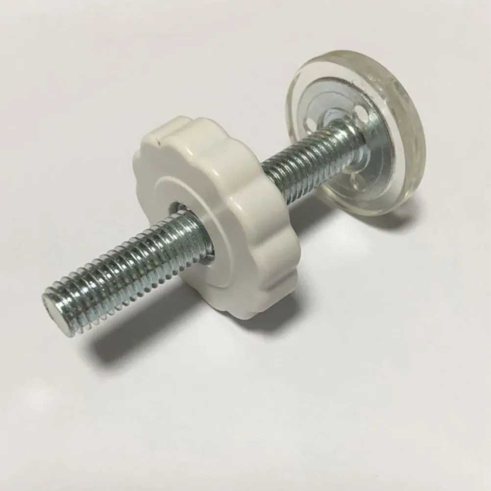 5Pcs Baby Gate Screw Bolts Pressure Mounted Threaded Spindle Rods Plastic End Wall Protector Stair Dog Gate Screws Kit