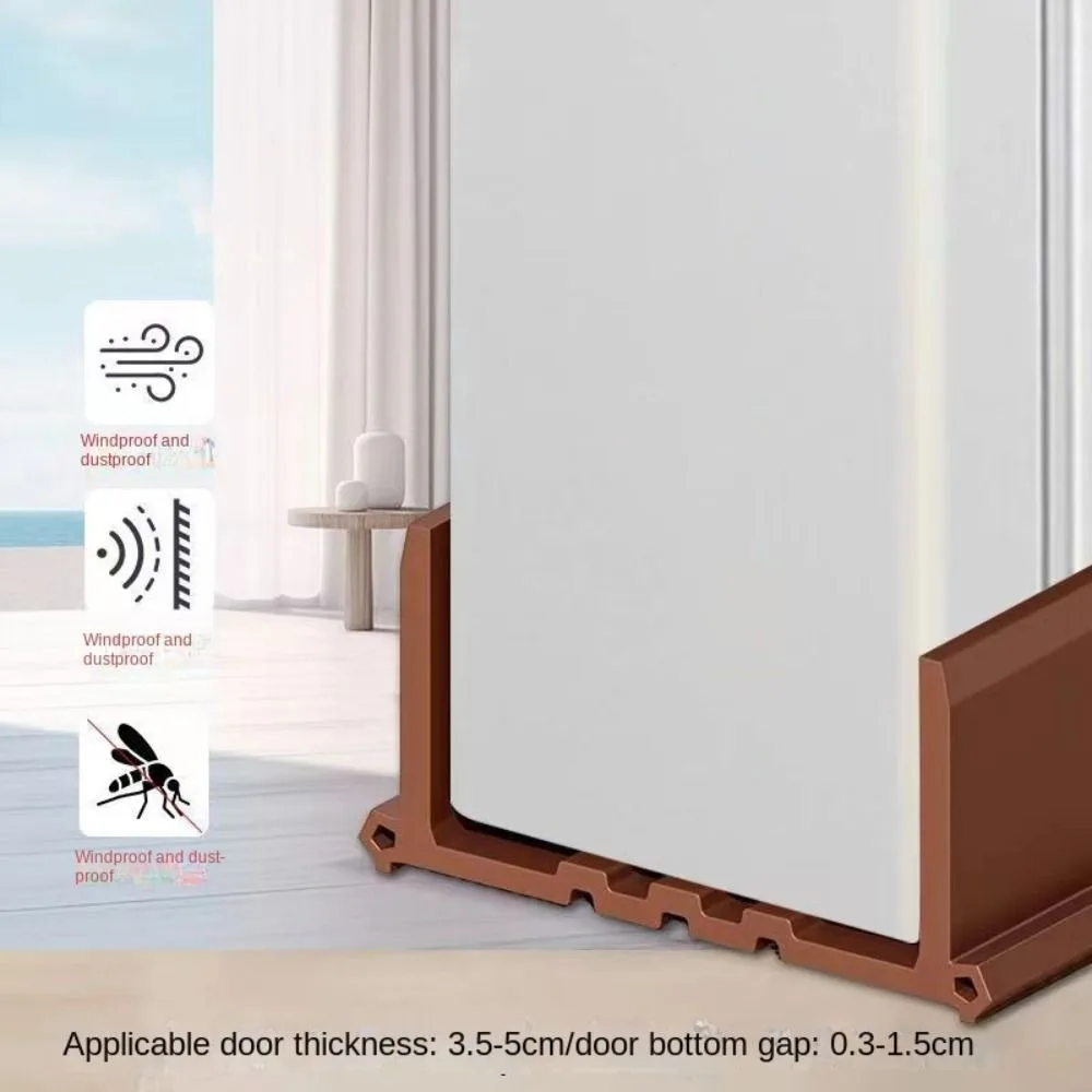 96*5cm PVC Door Seal Sound Isolate Gap Fill Gap Block Gear Wind Stop Flexible Strip Room Isolate Accessory Indoor Room