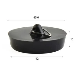 Tappo di scarico tappo per lavello in gomma di ricambio per vasca da bagno lavello da cucina bagno prevenire efficacemente le perdite del serbatoio dell'acqua
