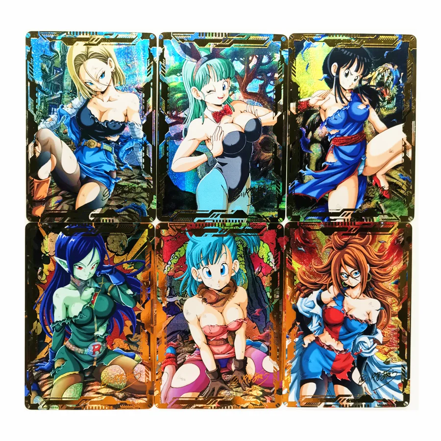 27pcs/set Super Saiyan Dragon Z Battle Damage Sexy 18 Heroes Battle Card Ultra Instinct Goku Vegeta Game Collection Cards