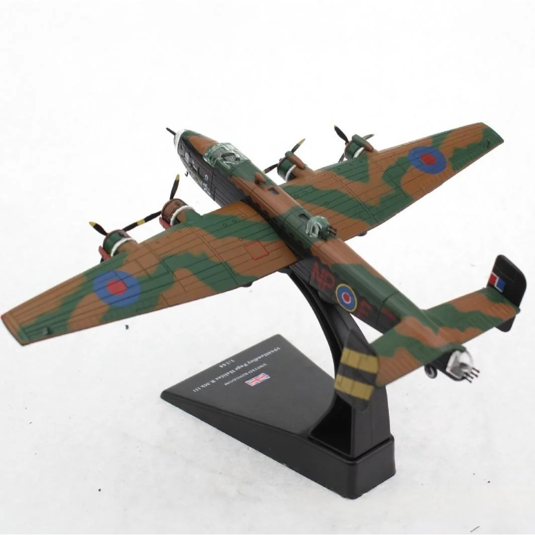 Diecast 1/144 Scale UK Royal Air Force Heavy Bomber Simulation Metal Plane Model Fighter Aircraft For Static Collection Gifts