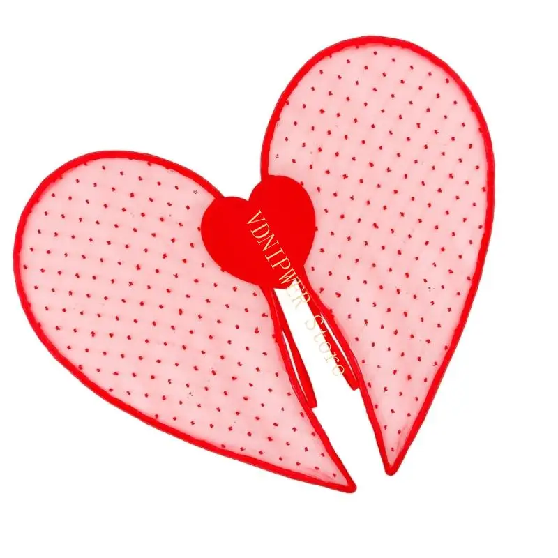 Leichtes Organza-Engelsflügel-Kostümzubehör, hautfreundliche Stoffdekoration für Valentinstag-Event, Cosplay, D08E