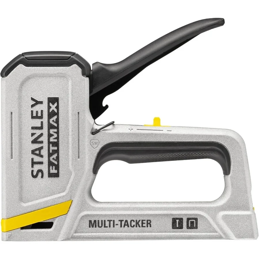 STANLEY Fatmax 2-in-1 Multi Stapler/Nailer for Fixing Asphalt, Fiberglass, Shingles, Crate Nail Gun FMHT70443-0
