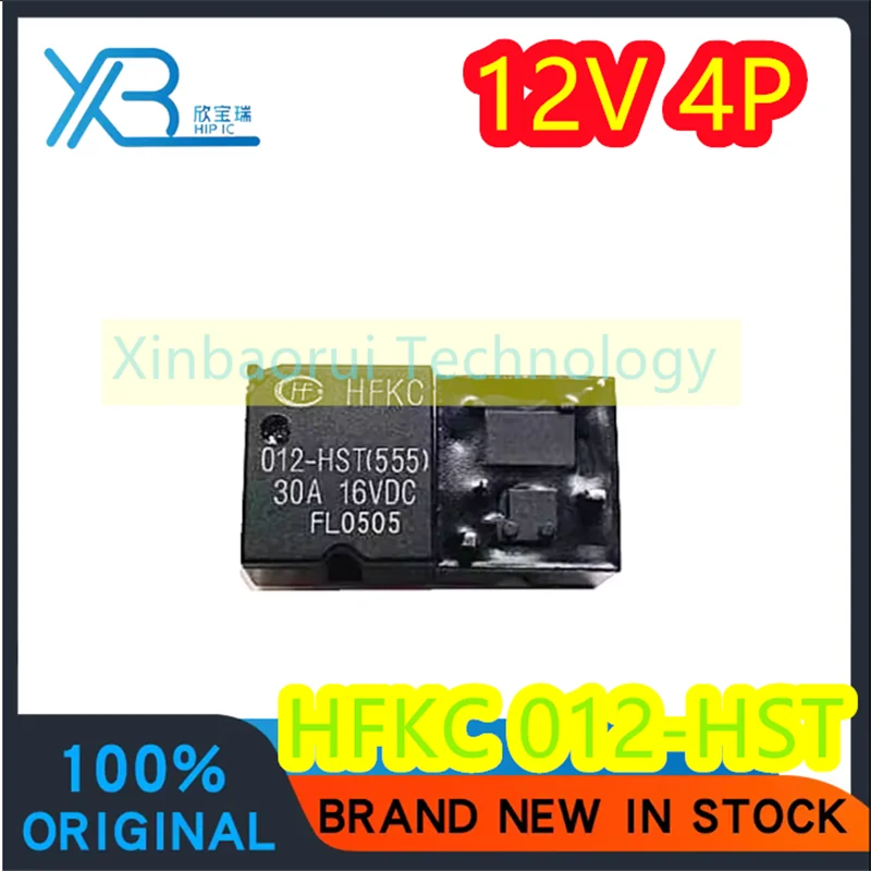 

(3/20pieces) HFKC 012-HST 4-pin relay 012-HST (555) 12V 12VDC new original electronics spot