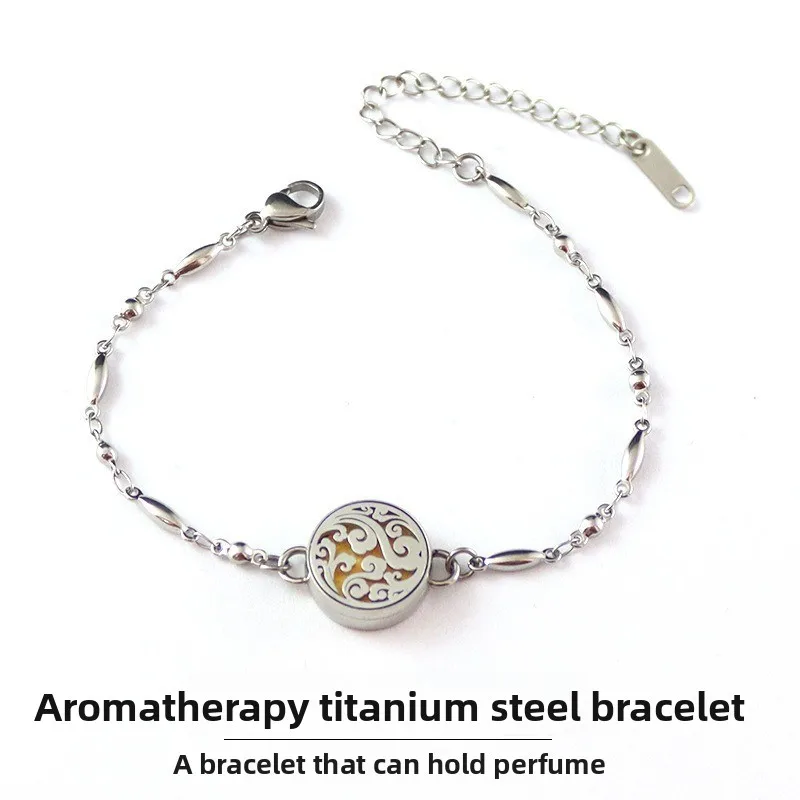

Adjustable hollow aromatherapy buckle bracelet diffuser essential oil bracelet aromatherapy essential oil handmade bracelet