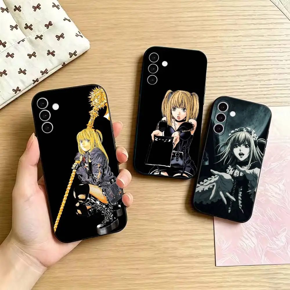 Death Note Soft Silicone Protective Cover, Suitable for Samsung Galaxy A02S,A12-A52,A21S,A31,A41,A51,A71-A73,A30S