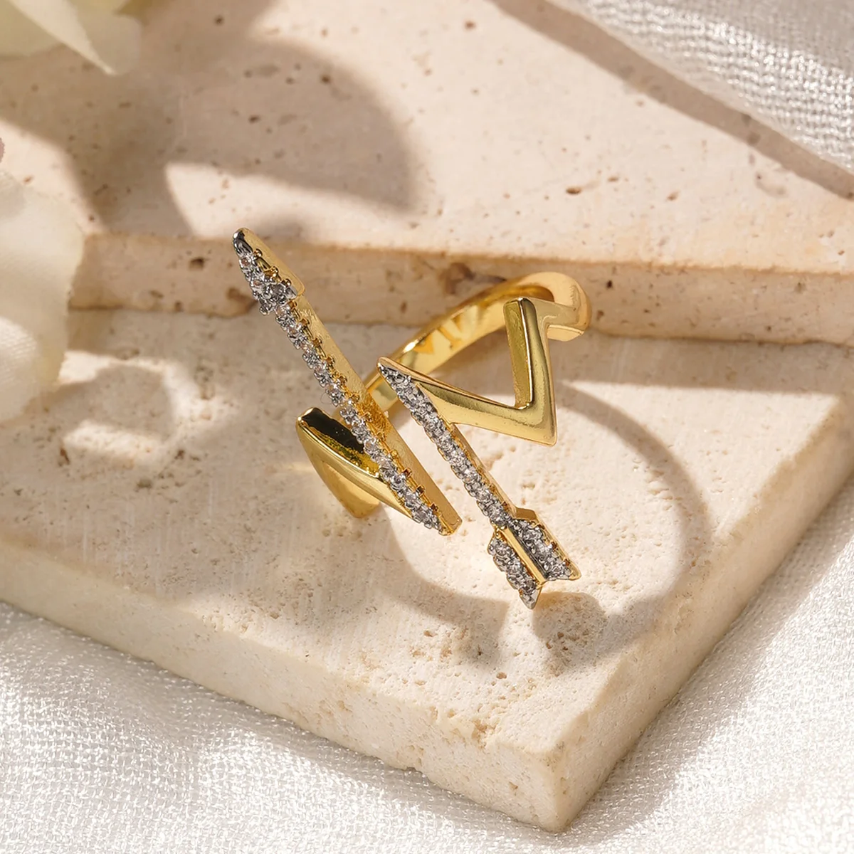 خواتم هندسية إبداعية نحاسية للنساء والرجال افتتاح خاتم سلس هدية مجوهرات رائعة لحفلات الزفاف 2025 #5