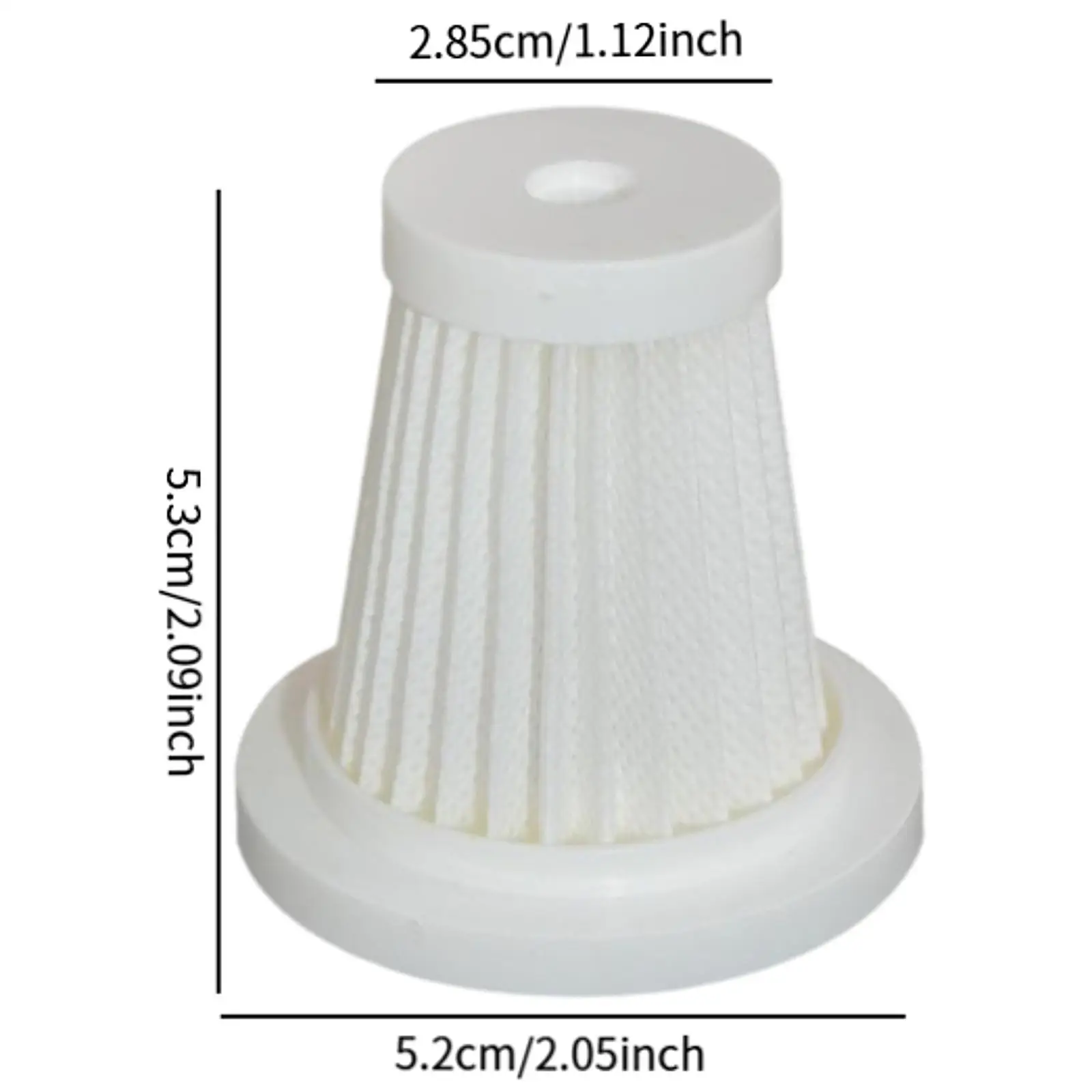 10Pcs Replacement Filter for Vacuum Cleaner Bed Household HEPA Filter Only