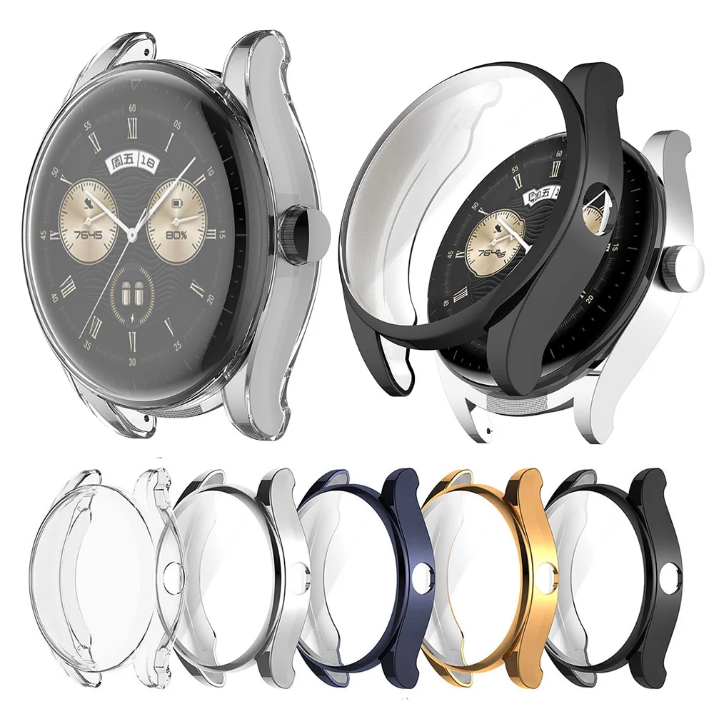 Plating TPU Protective Case For Huawei Watch Buds Full Screen Protector Shell Cover