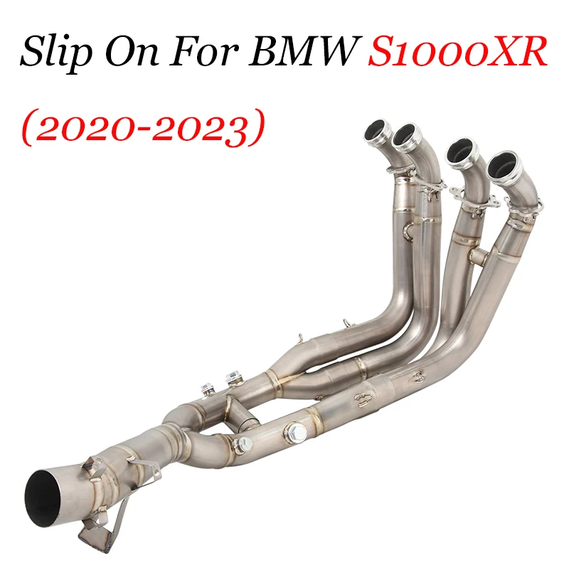 

Slip On For BMW S1000XR 2020-2023 Motorcycle GP Exhaust System Front Link Pipe Header Escape Moto Titanium Alloy Tube Original