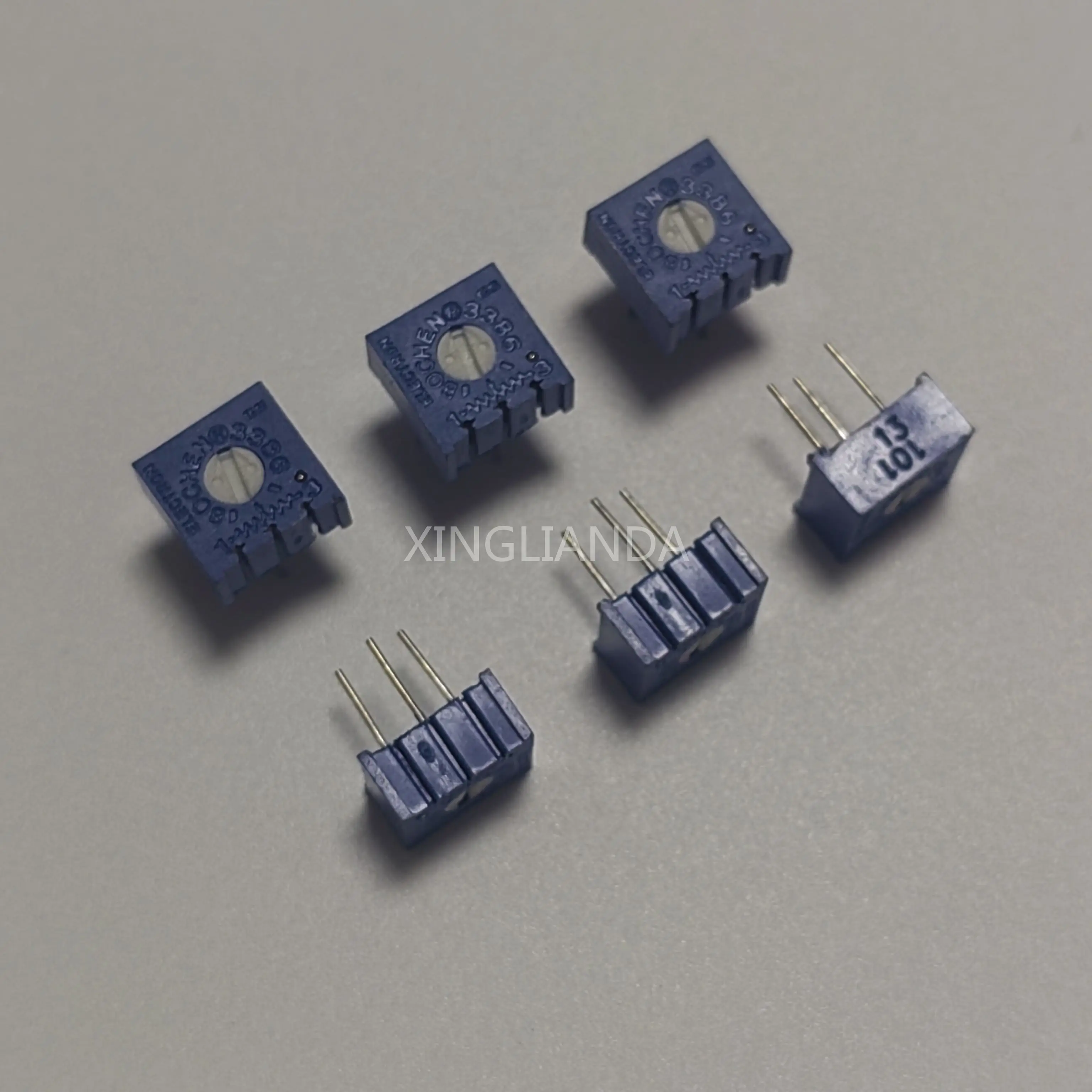 20PCS 3386P potentiometer precision adjustable resistance 100R 200R 500R 1K 2K 5K 10K 20K 50K 100K 200K 500K 1M ohm 103 Switch