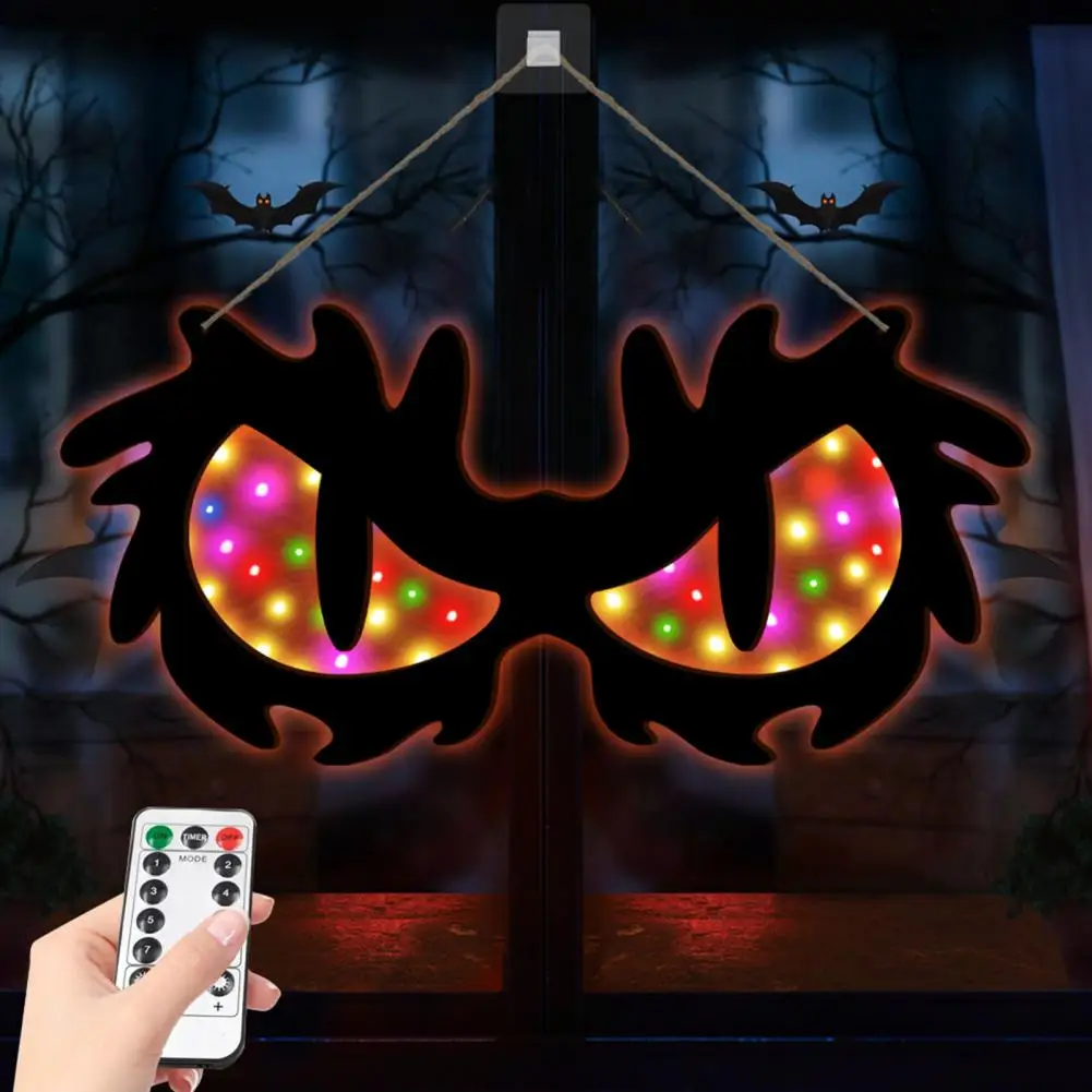 

Spooky Effects Color-changing Halloween Lights Spooky Halloween Led Eye Light Decorations for Trees Windows Wooden for Indoor