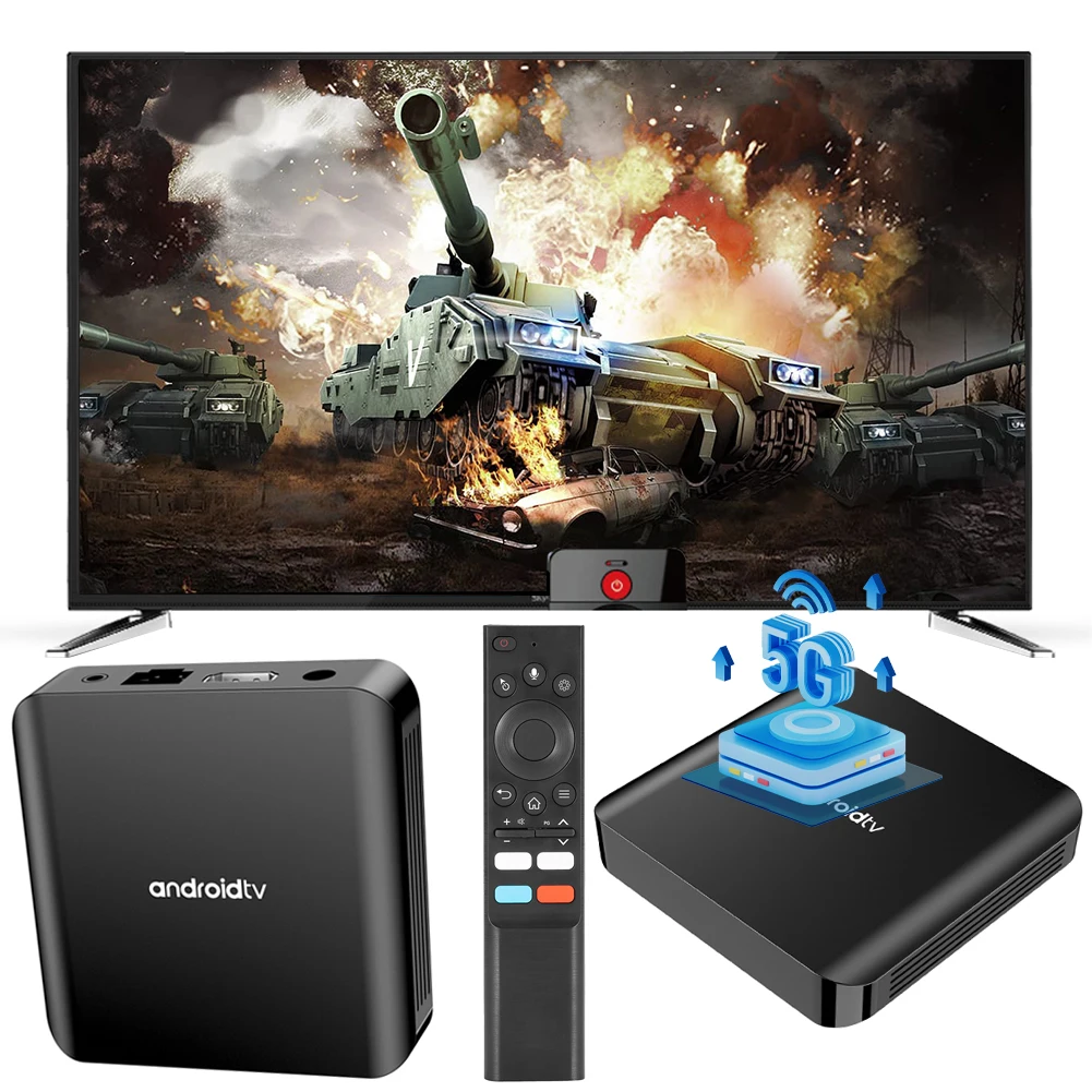 

TV98 ATV PLUS Android 14.0 Smart TV Box Dual WIFI BT5.0 4K HD TV Box 1GB 8GB/2GB 16GB Android TV Box Allwinner H313 Quad Core