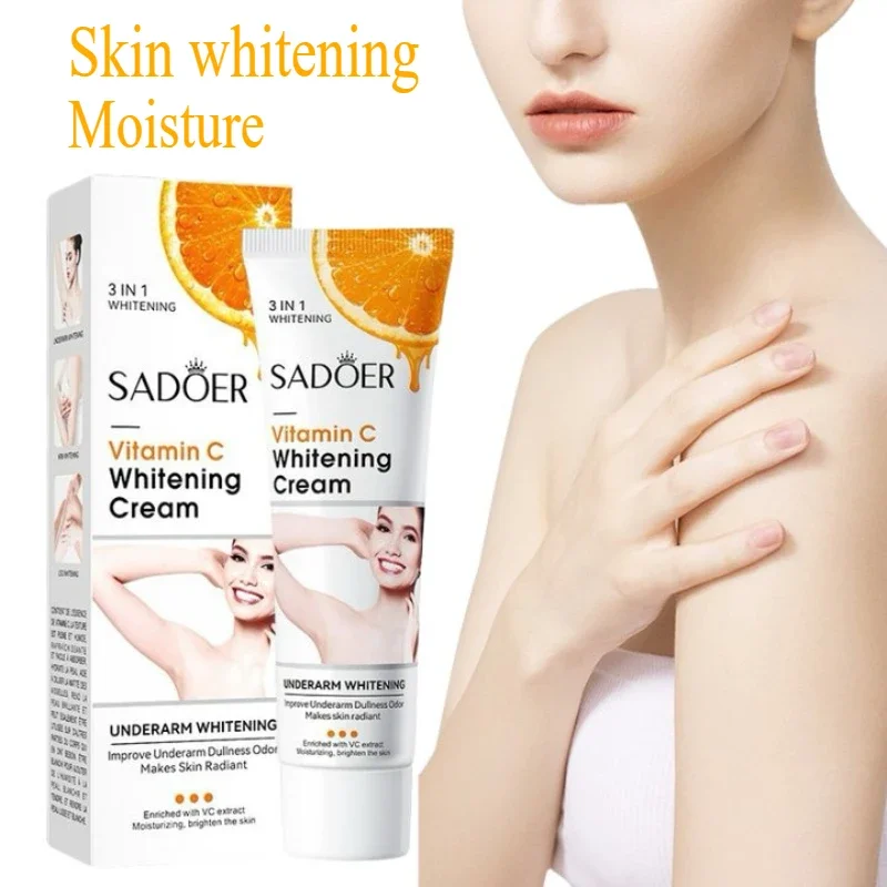 Vitamin C Enriched Brightening Cream Joint Area Skin Moisturizing Nourishing Body Bleaching Cream Brightening Skin Care